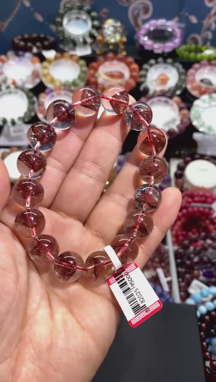 【闪购商品】水晶手串未镶嵌红幽灵金字塔