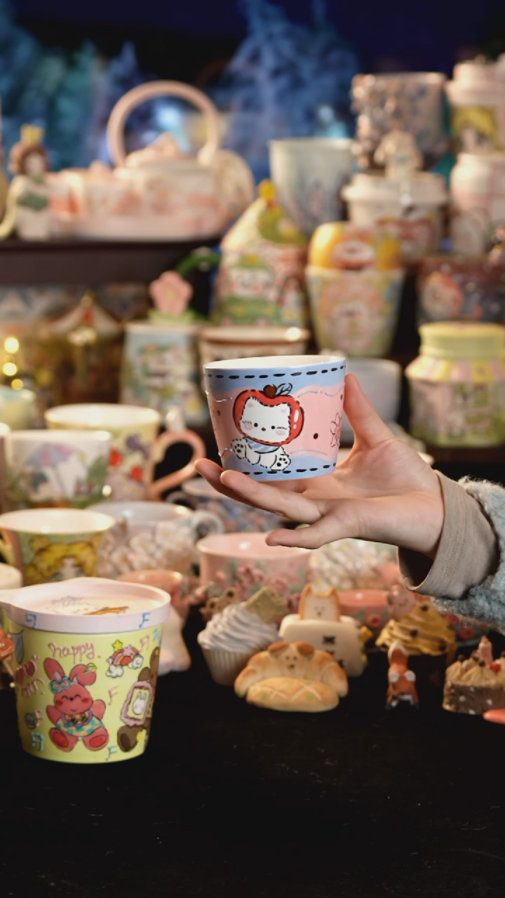 其他陶景德镇釉下彩手绘设计师款陶瓷