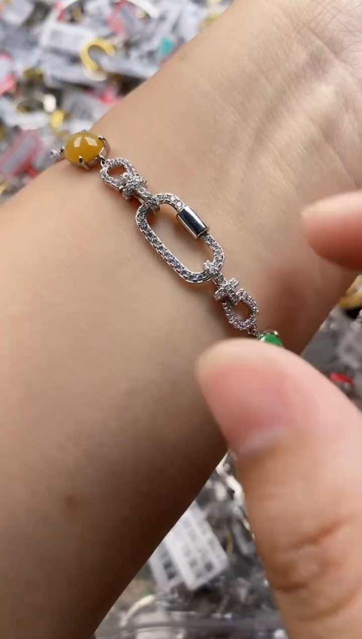 翡翠戒指银S925镶嵌5555555  5