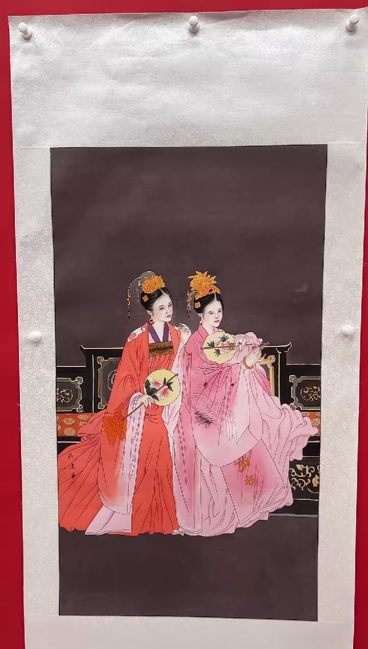 国画画家陆远华纯手绘原作