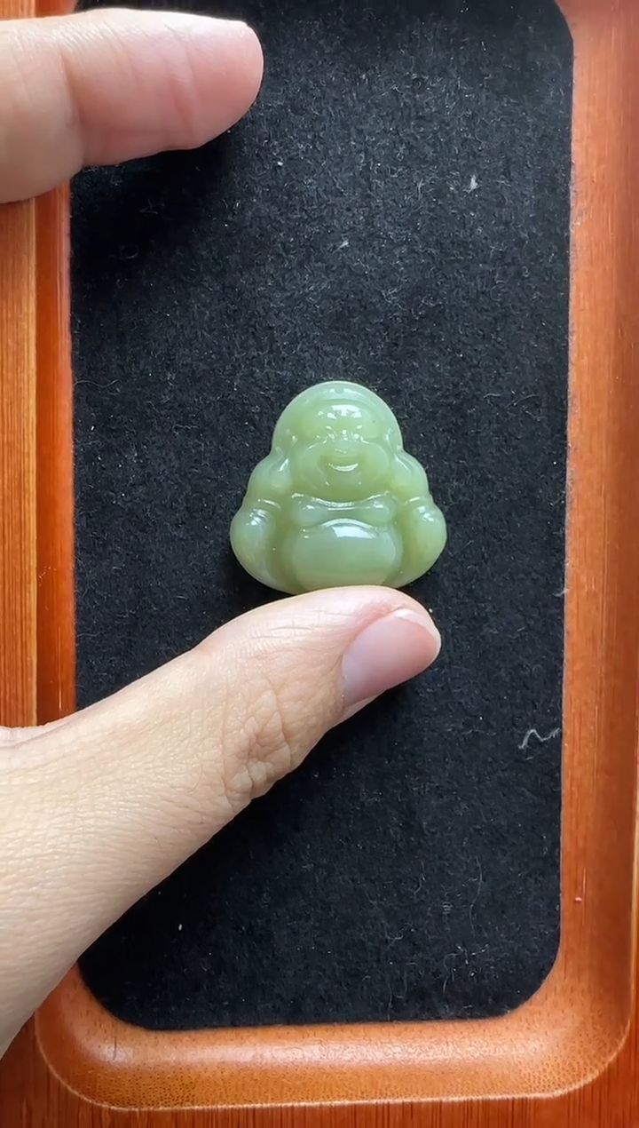 颈饰未镶嵌和田玉林*三佛公