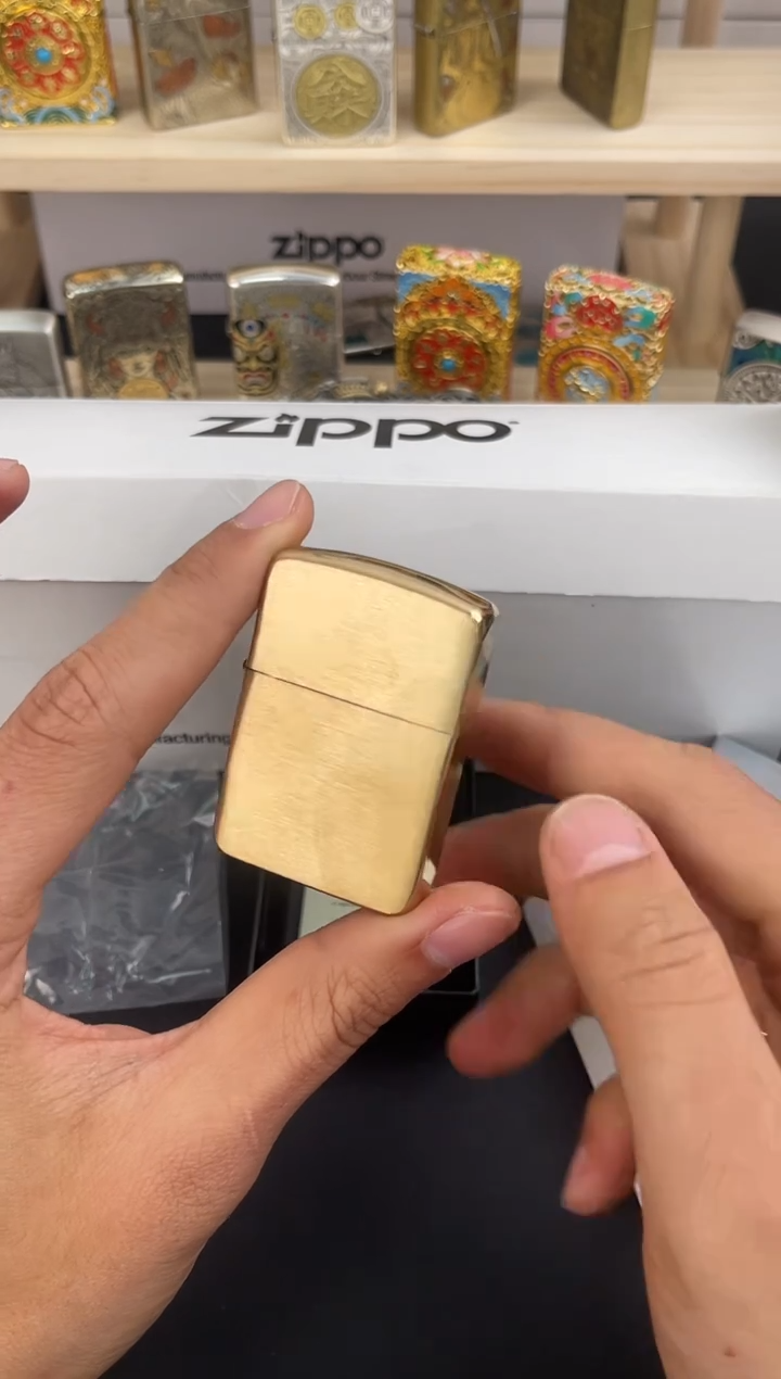 铜ZIPPO之宝黄铜1941B光板