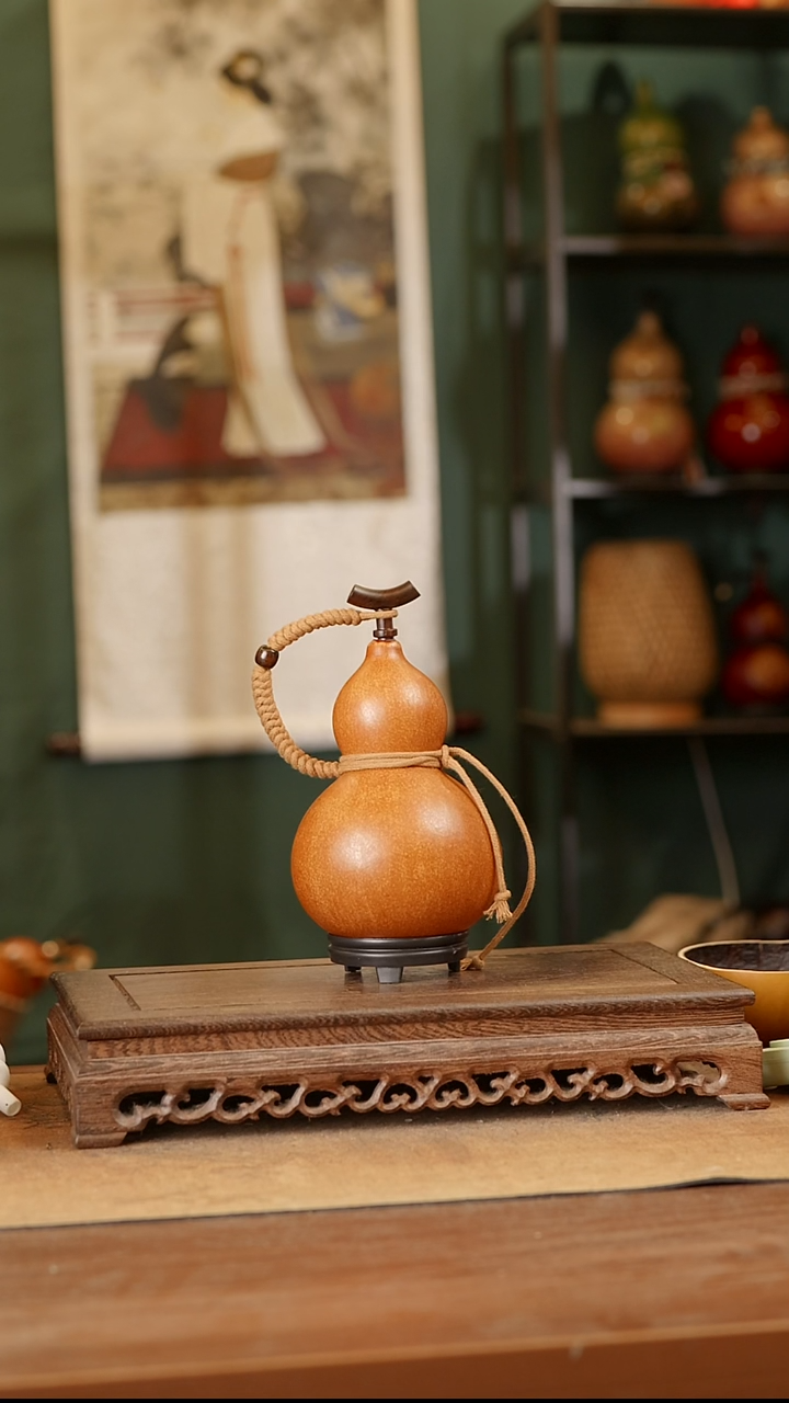 1号精品天然大漆酒葫芦一物一拍~