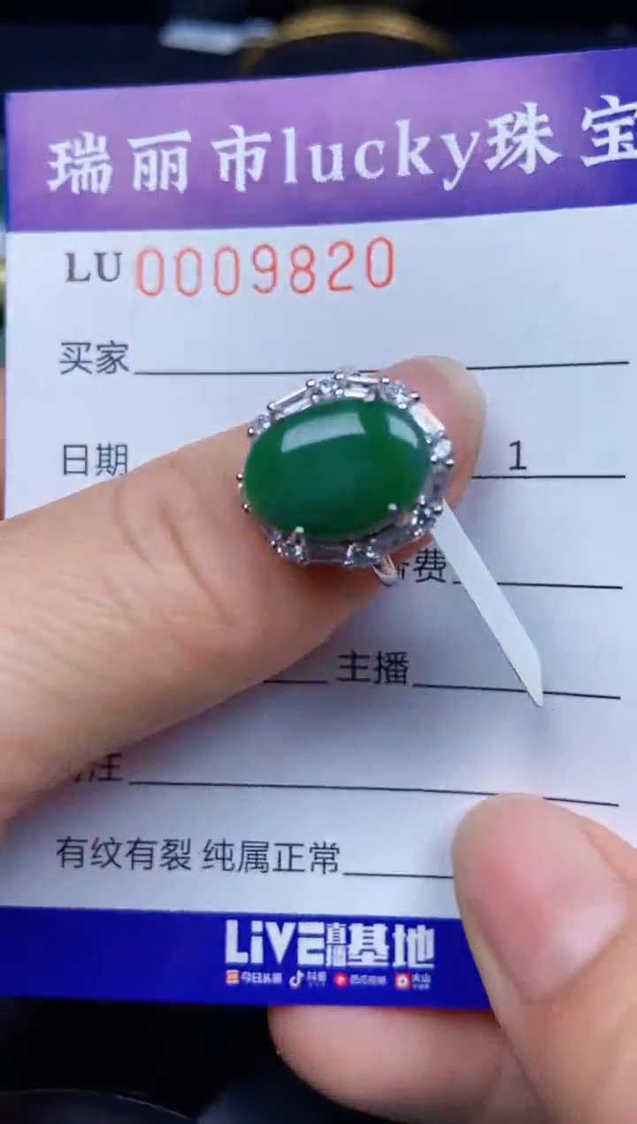 【闪购商品】翡翠颈饰银S925镶嵌9820