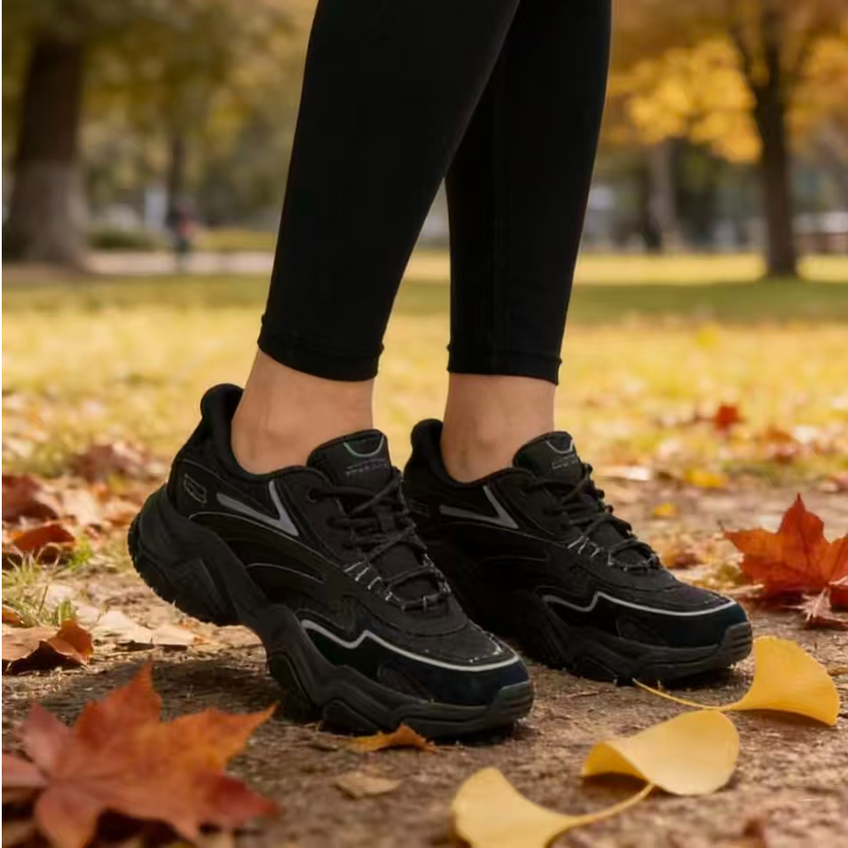 2025秋冬新款云朵鞋一脚蹬老爹鞋女款秋冬款休闲运动鞋117692