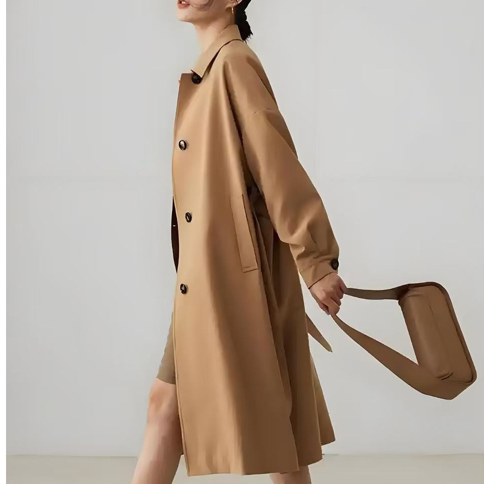  韩版时尚风衣女装