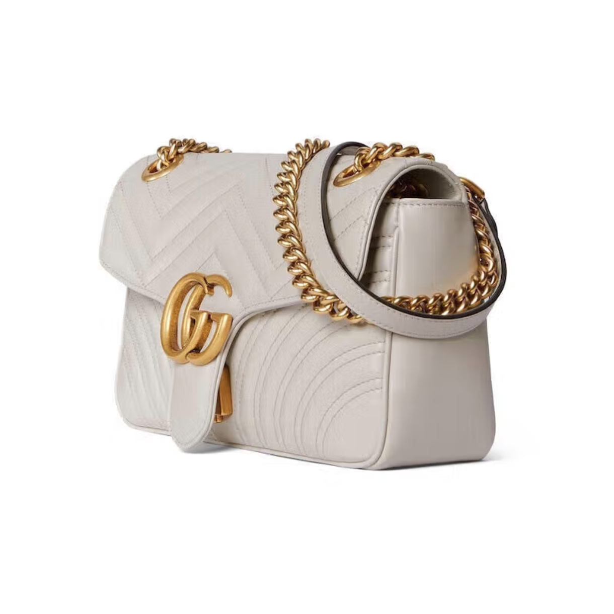 95新 GUCCI/古驰 马蒙 白色 26 -G8257