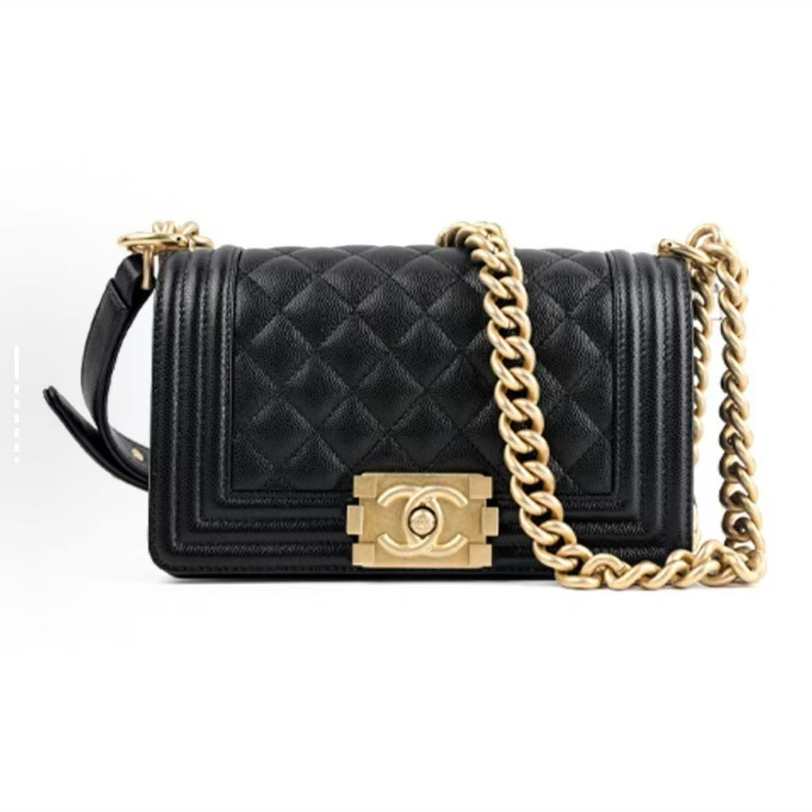 99新 Chanel/香奈儿 安洁利严选口盖包/BK0157222斜挎包