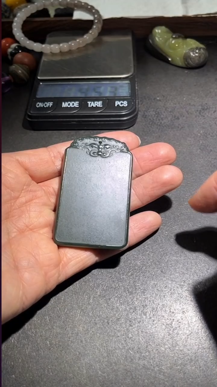 颈饰未镶嵌和田玉pz1130-59无事牌