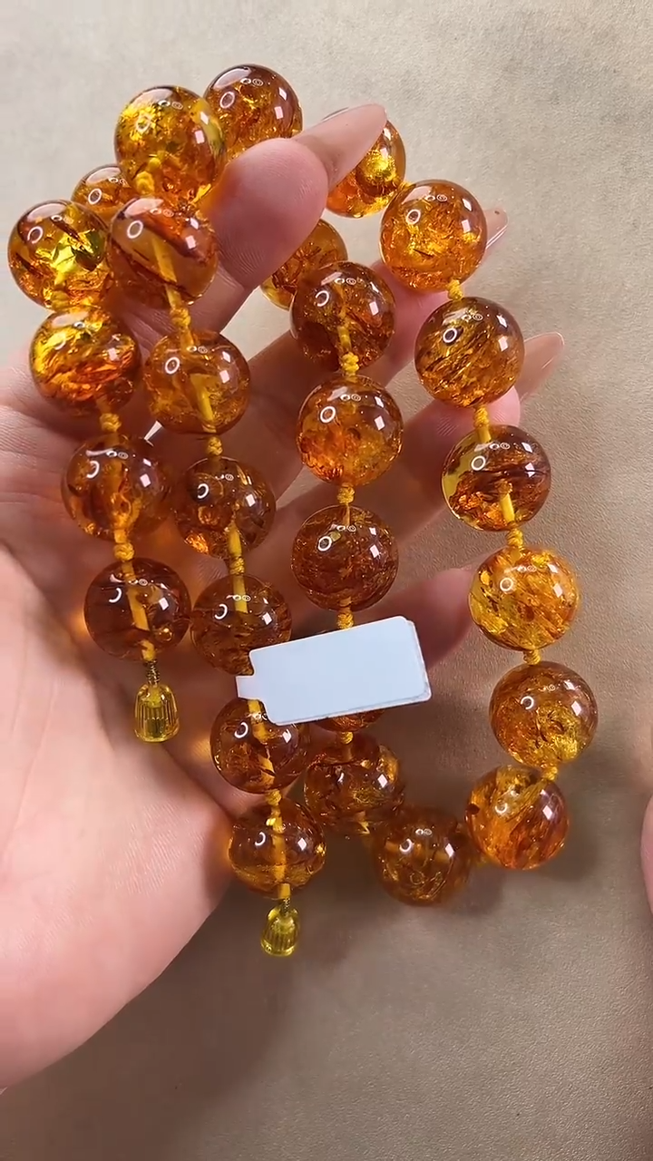 【闪购商品】琥珀颈饰未镶嵌项链