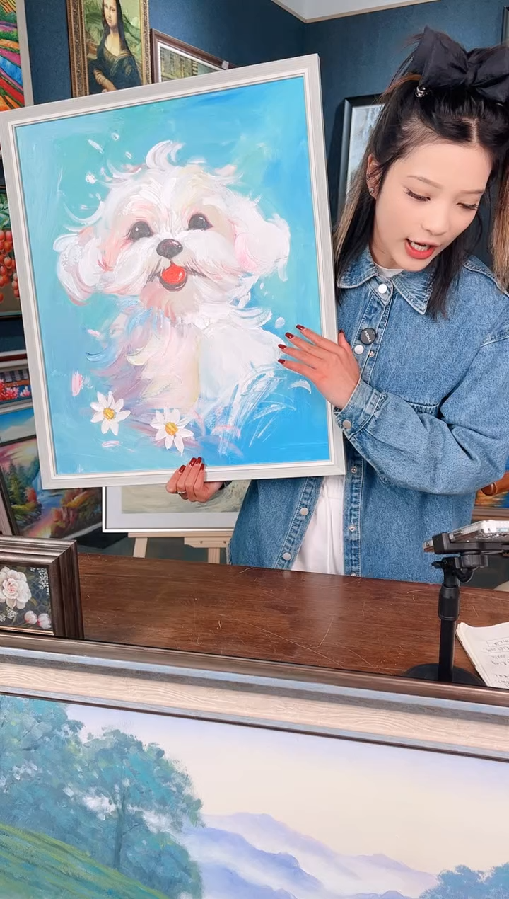 【闪购商品】油画3号60*70一帆风顺-手绘油画