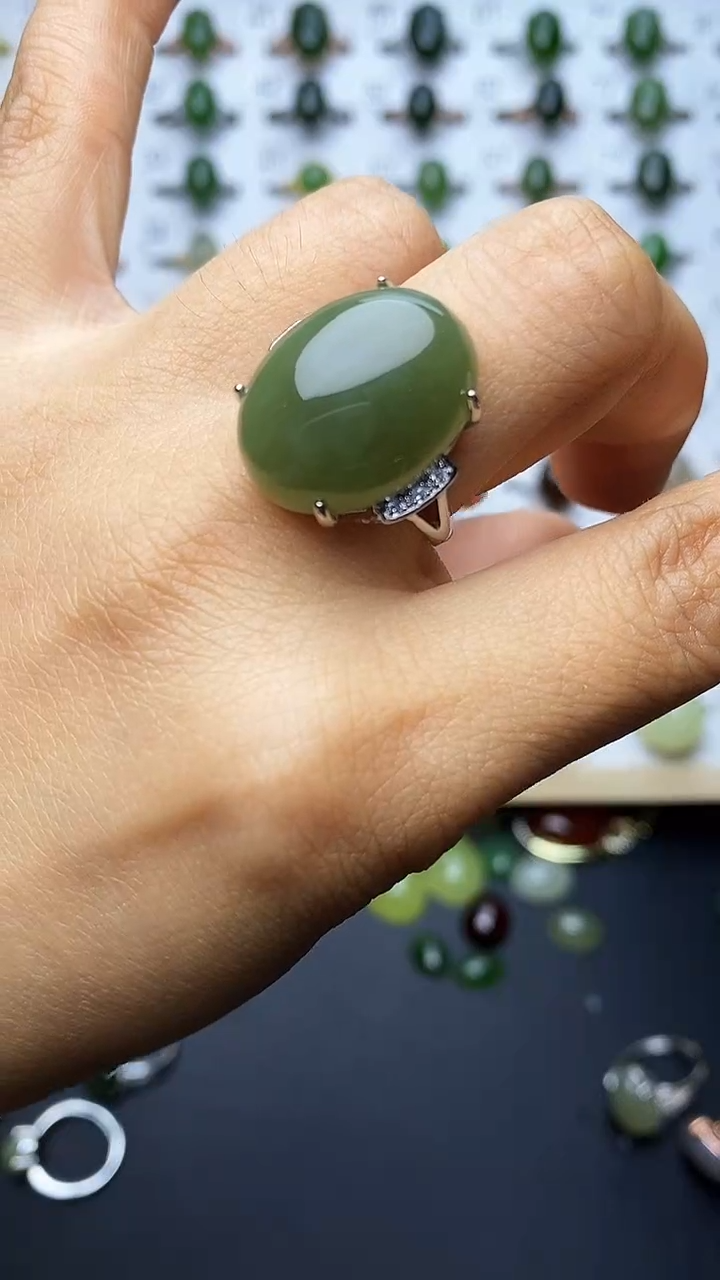 【闪购商品】和田玉戒指未镶嵌1