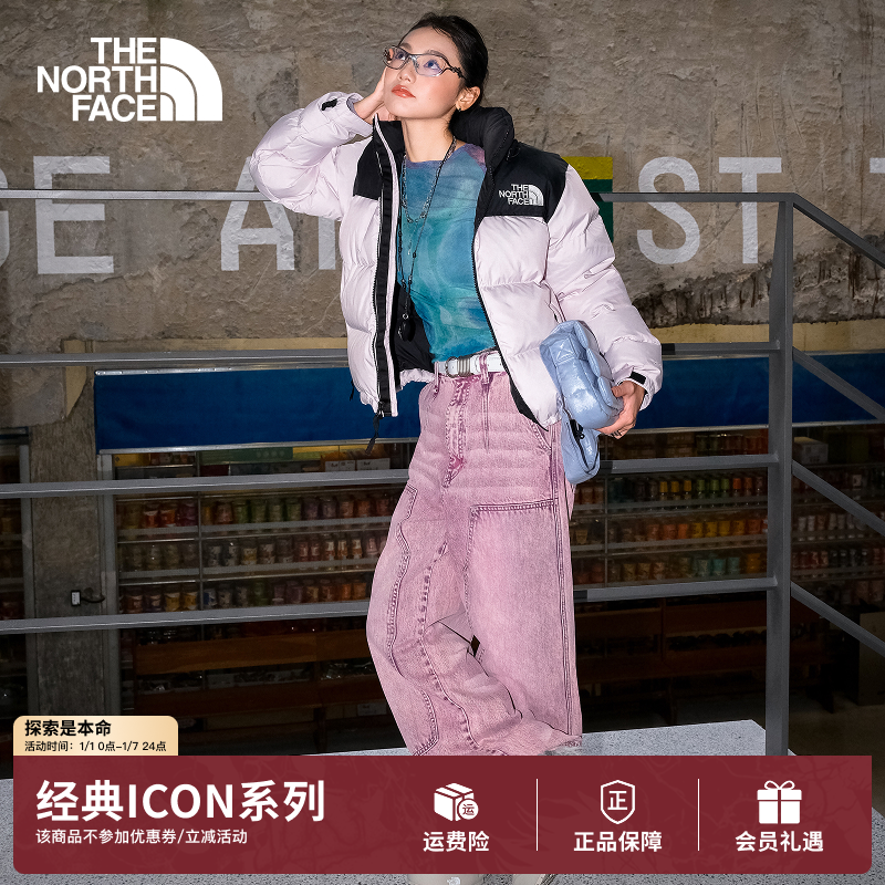 北面经典ICON女96 Nuptse羽绒服潮牌鹅绒户外TheNorthFace|3XEO