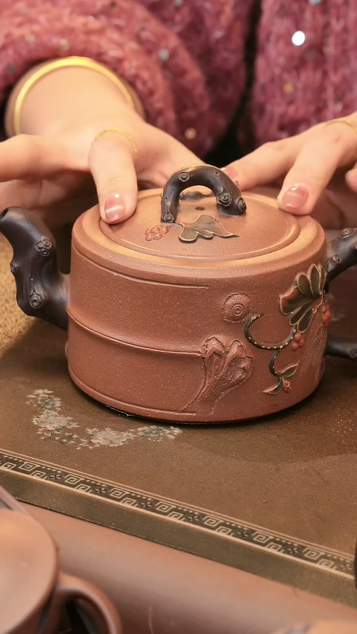 【闪购商品】紫砂茶叶盒喀左紫砂原矿手工制作