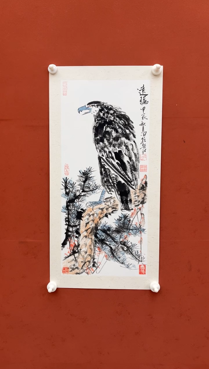 【闪购商品】国画远嘱-四尺四开-卡纸