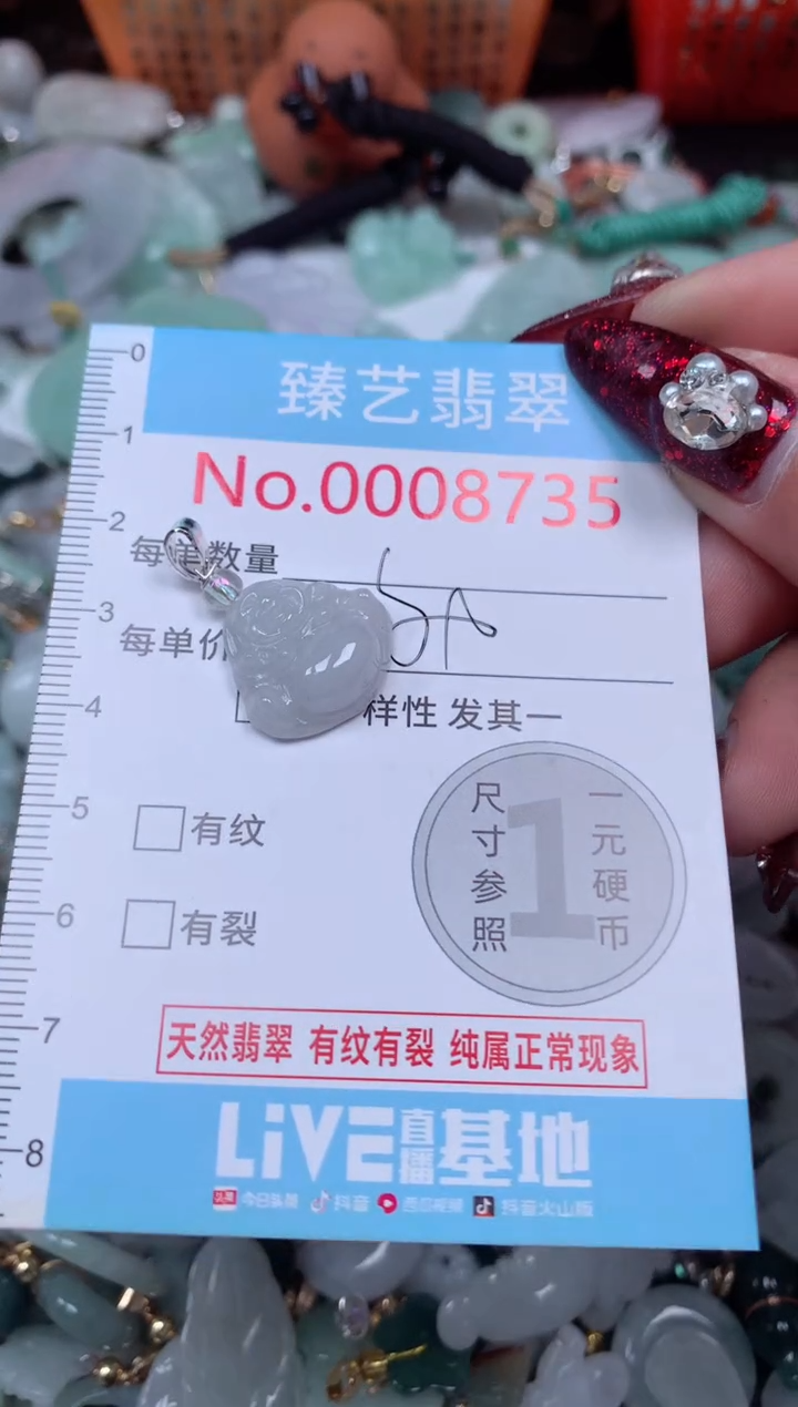 颈饰未镶嵌翡翠8735