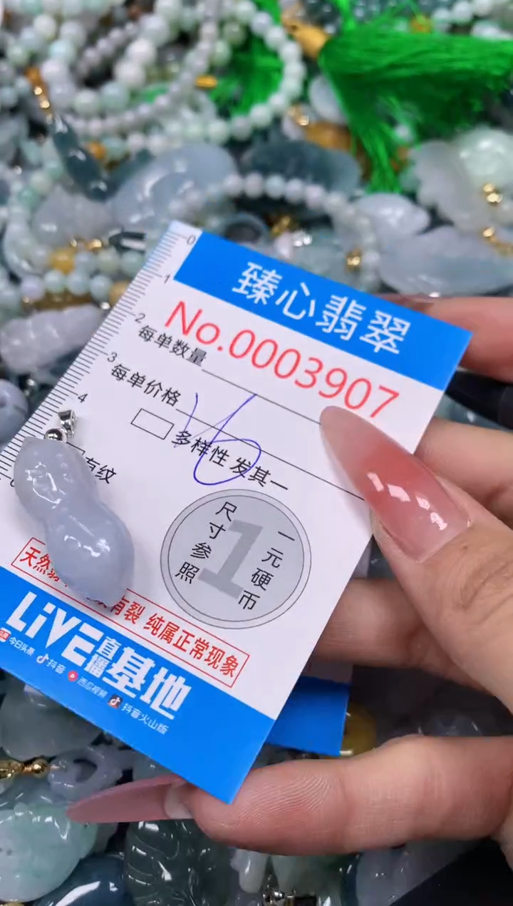 【闪购商品】翡翠颈饰未镶嵌含绳0003907