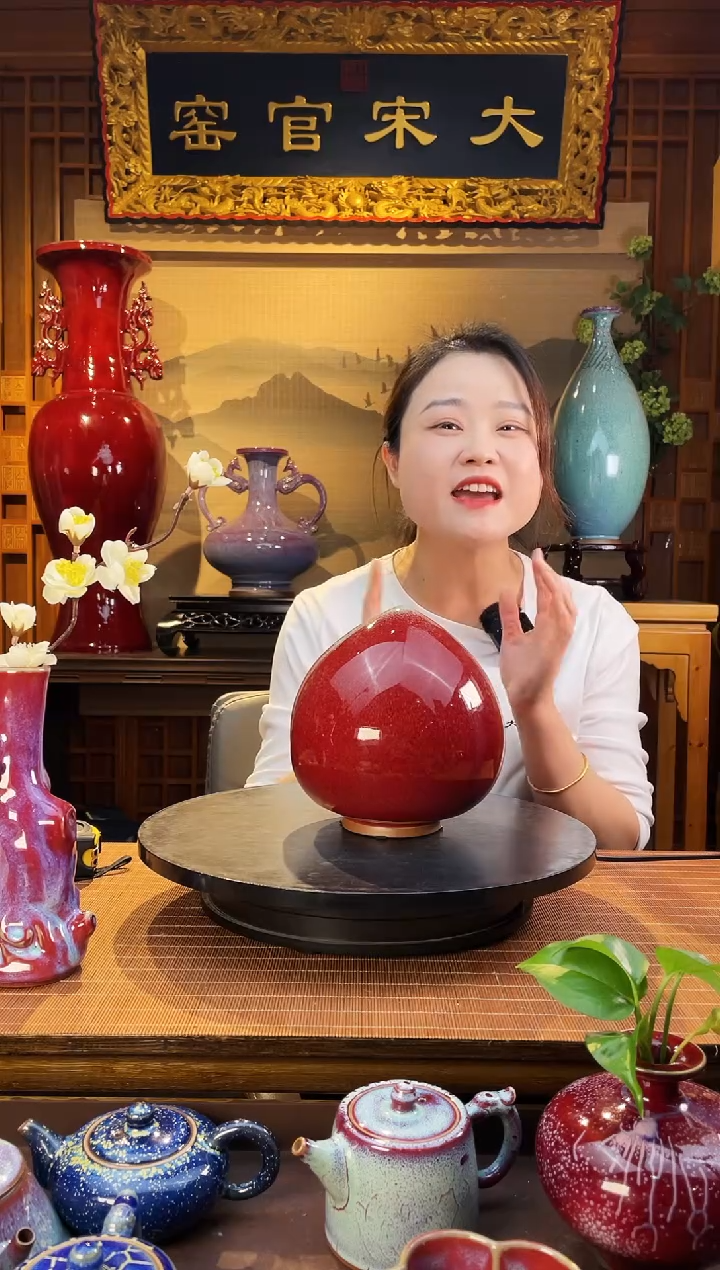 摆件大宋官窑【小桃】福寿绵长