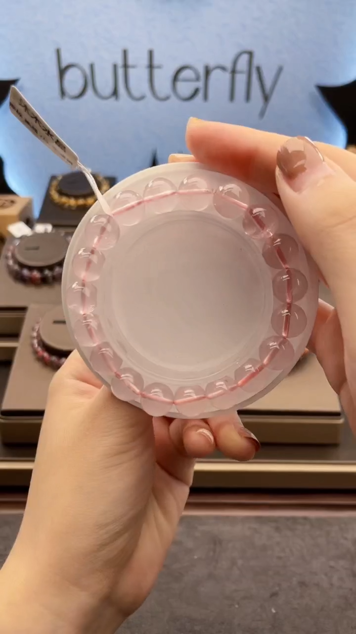 【闪购商品】水晶手串未镶嵌莫粉