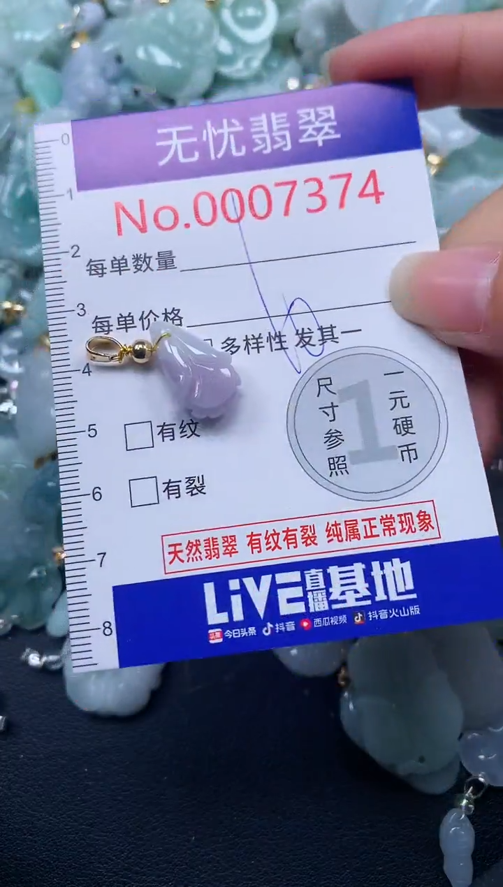 颈饰未镶嵌翡翠7374