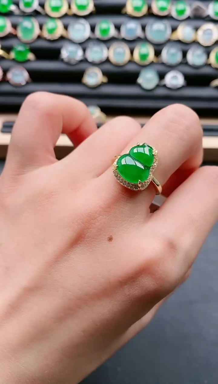 【闪购商品】翡翠戒指银S925镶嵌1111111