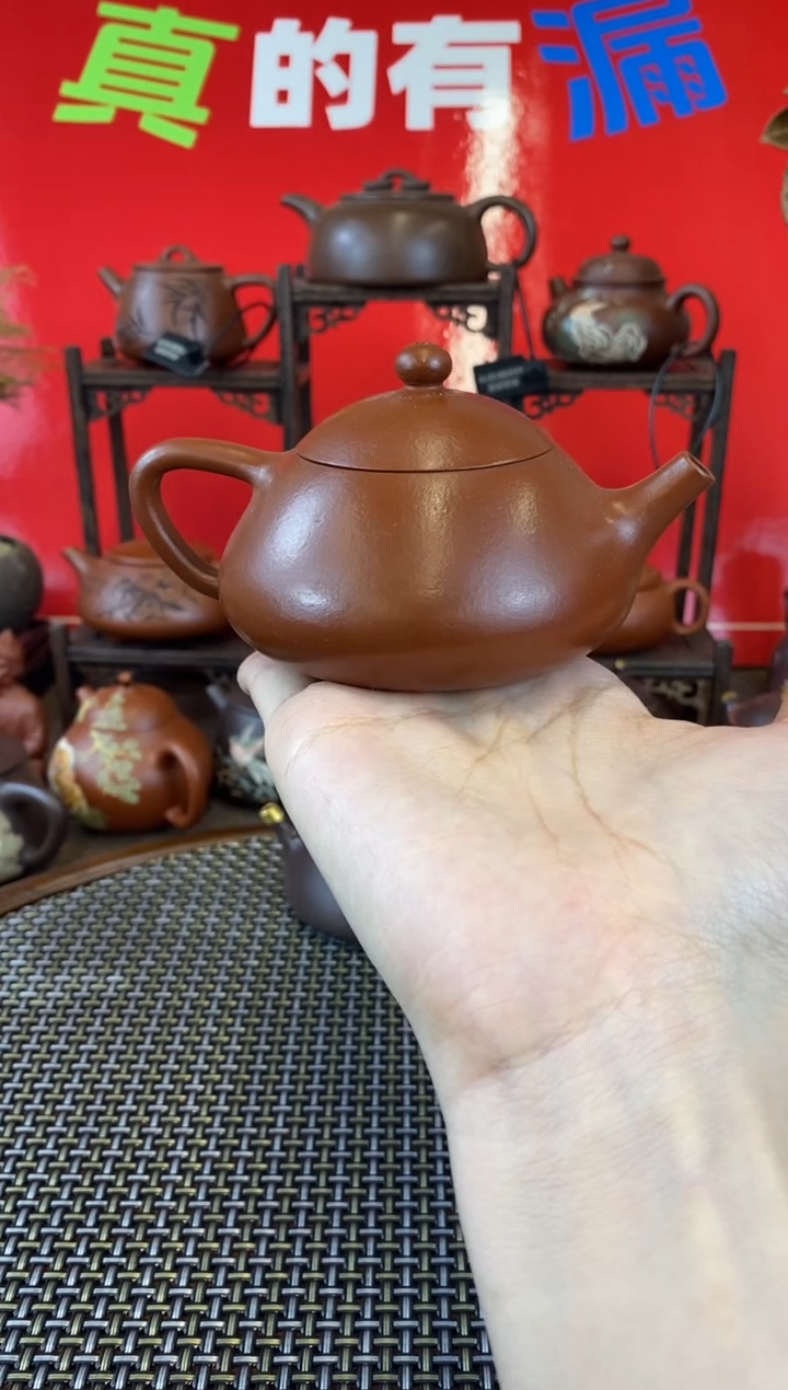 茶壶紫砂全手工东坡半月