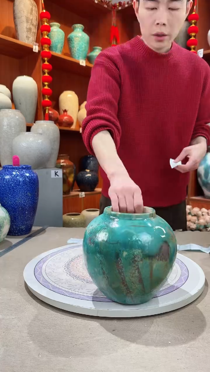 【闪购商品】瓶陶瓷花瓶 无花微瑕ZD294  