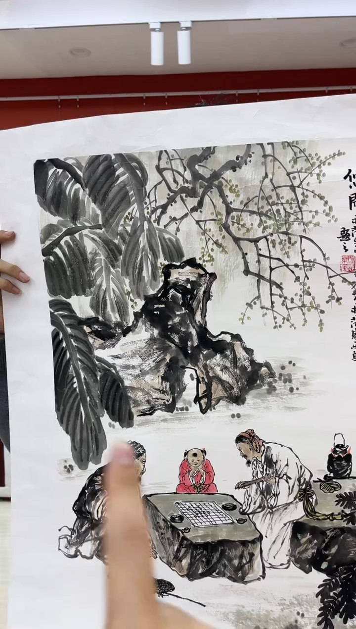 【闪购商品】国画郑乐华绘画手绘作品18-54