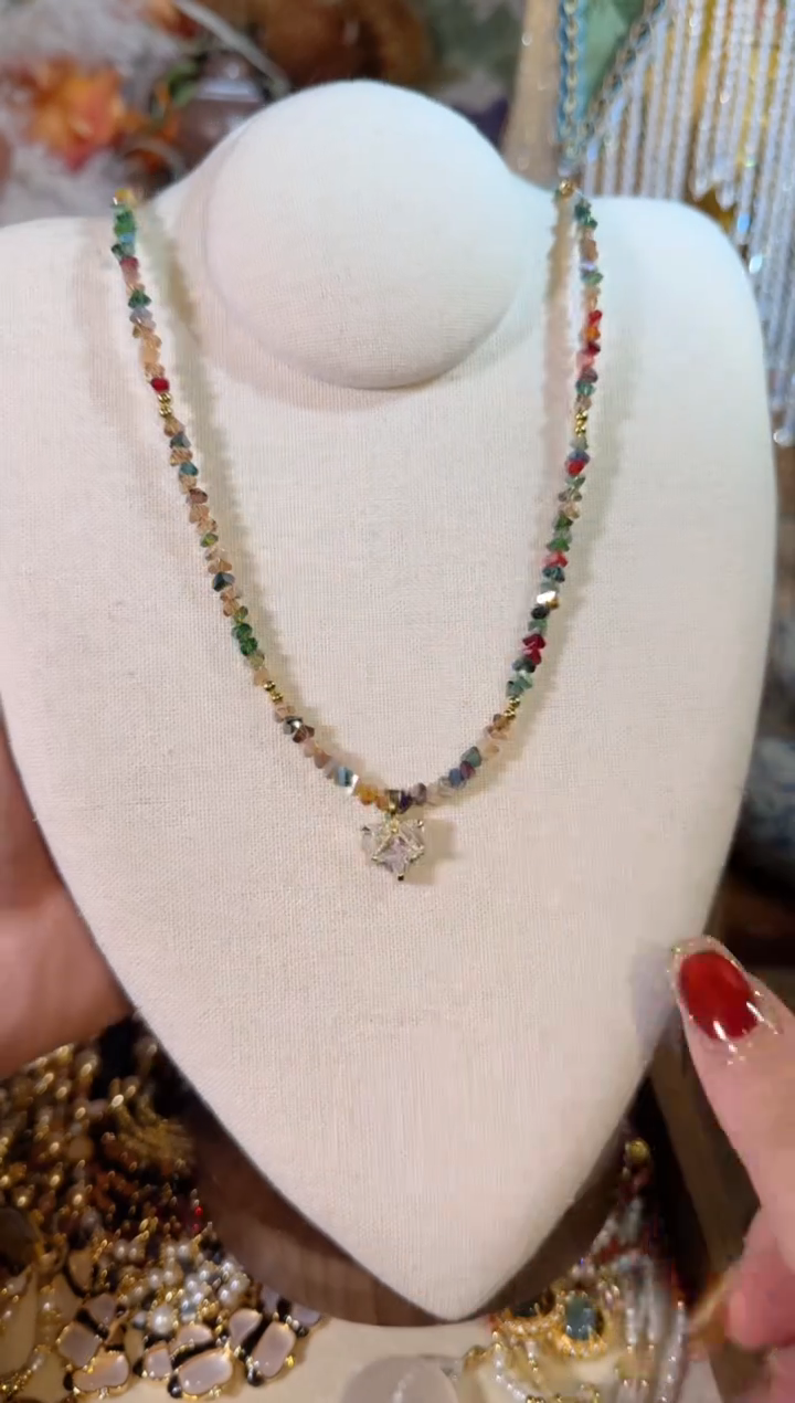 项链未镶嵌尖晶石100