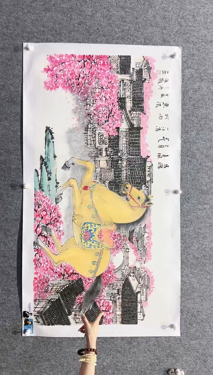 国画张敬-8平尺-国画作品
