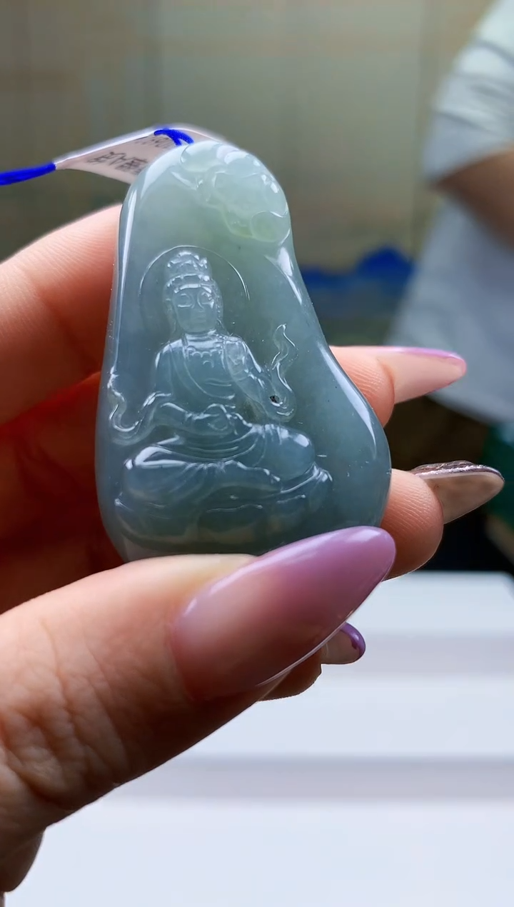 【闪购商品】定制翡翠未镶嵌4688ty-毛货挂件22