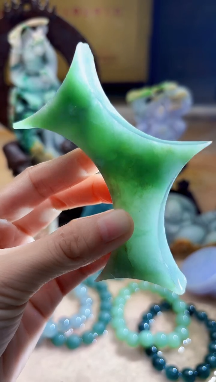 未镶嵌挂件翡翠A货柠优7033