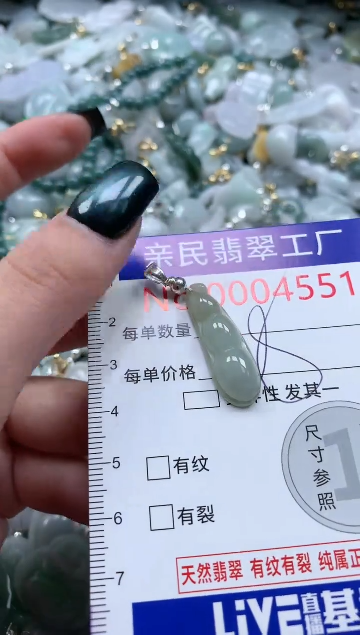 翡翠未镶嵌吊坠(不含链)4551