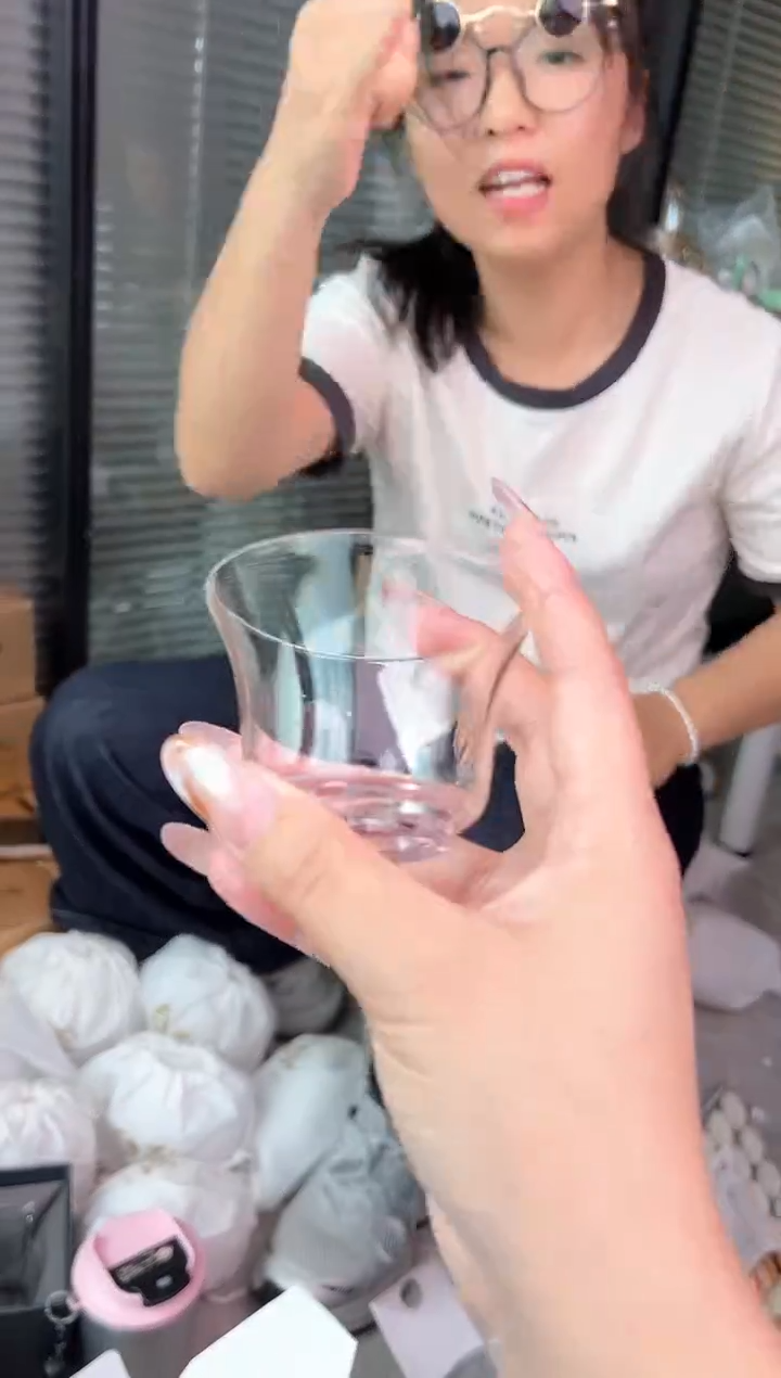 新人福利颖杯 无标浅粉色           