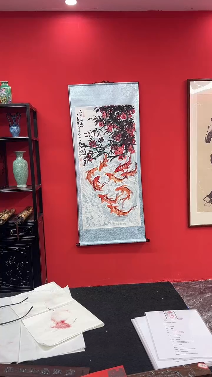 国画张文富张文富 事事如意