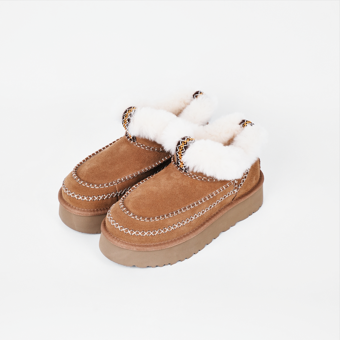 阿尔派V口全包桑坡羊皮毛一体雪地靴冬季雪地靴女款爆款2025新款