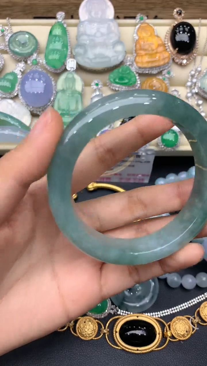 【闪购商品】翡翠手镯未镶嵌257-中国好珍宝