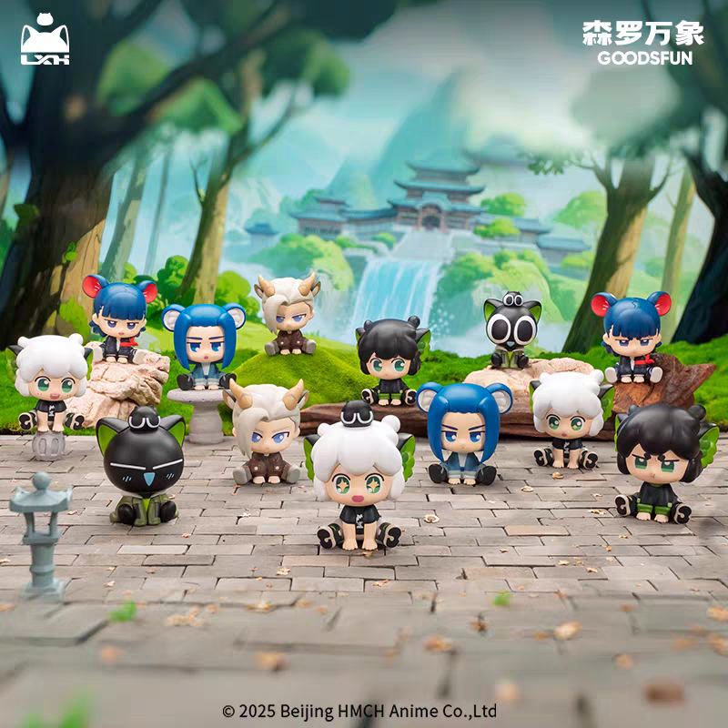 【许愿】正版-森罗万象 罗小黑战记2 萌友排排坐-Q版萌粒盲盒周边