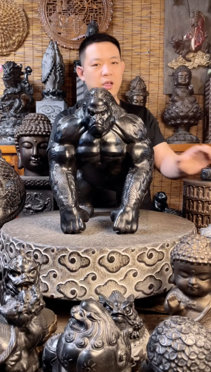 石材40金刚天然青石原石整石雕刻