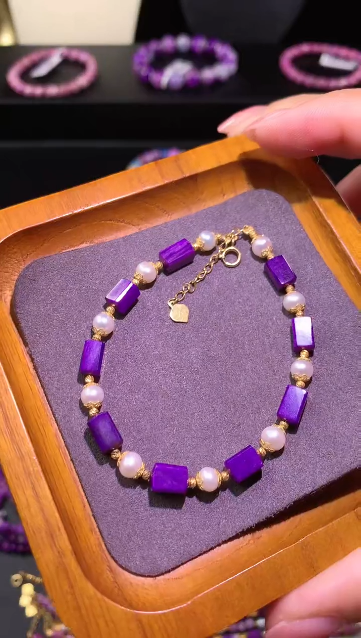 【闪购商品】苏纪石（舒俱来）.18K金镶嵌 舒俱来手串