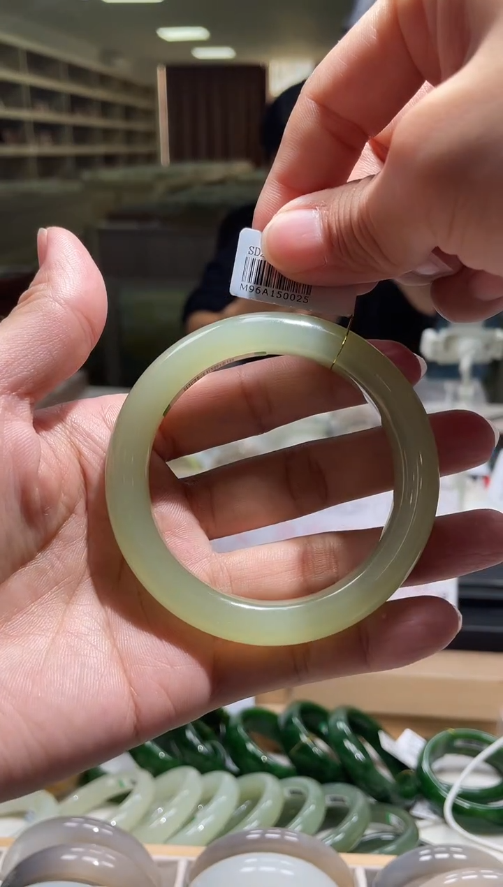 未镶嵌手镯和田玉58圈口 0025