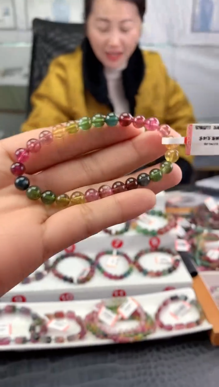 未镶嵌手串碧玺多样性发一条