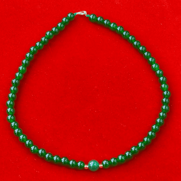 新年爆款一灯爆绿妈妈项链赠妈妈手链B39