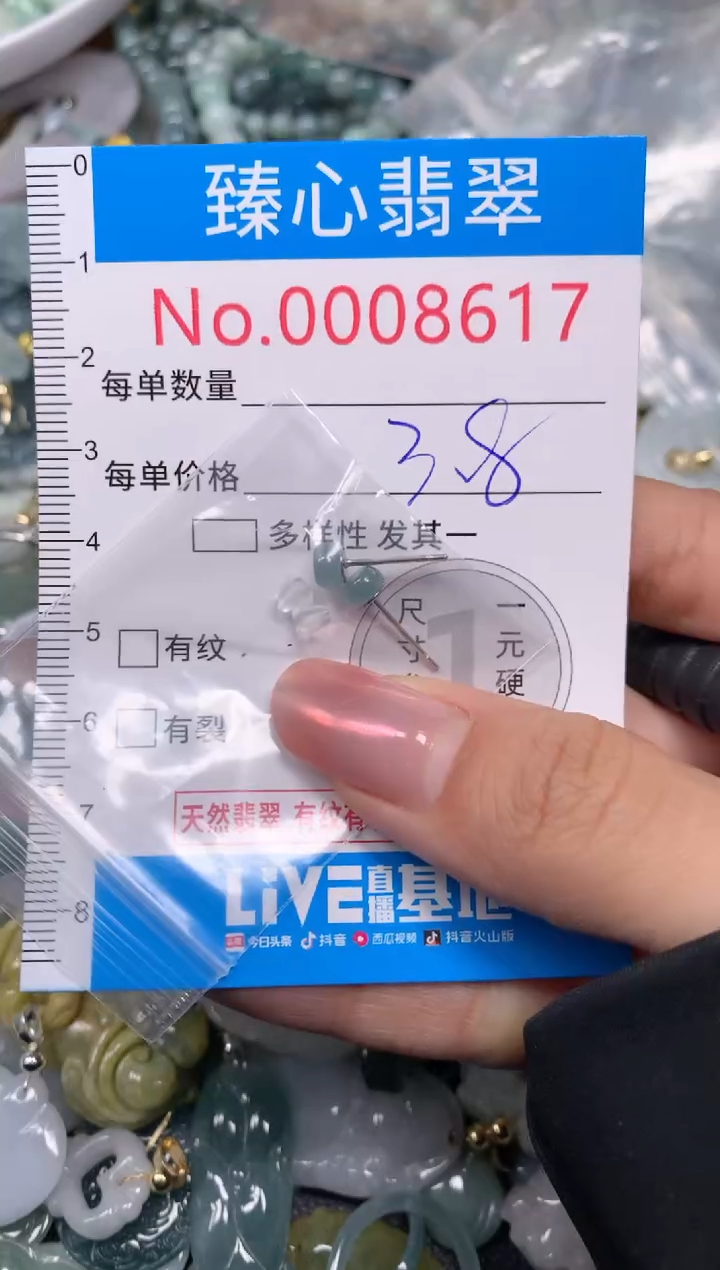 【闪购商品】翡翠颈饰未镶嵌含绳0008617