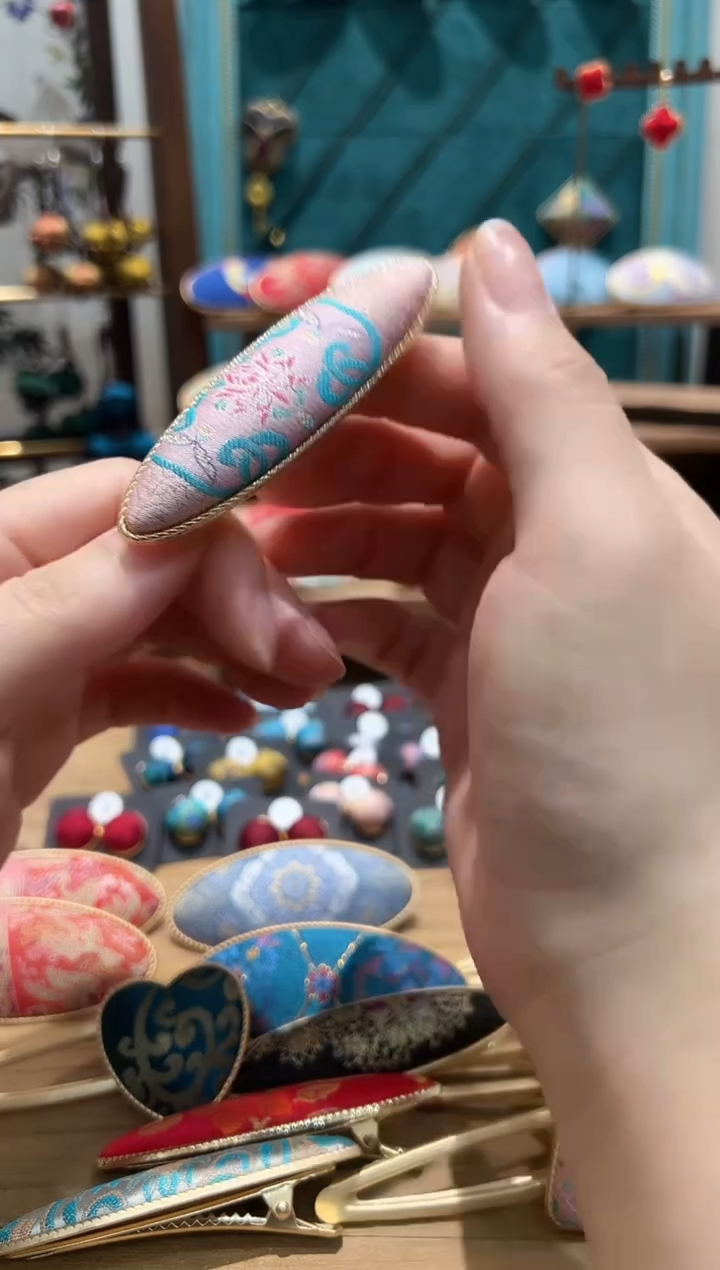 【闪购商品】【一物一拍专车】福寿绵长大柳叶发夹