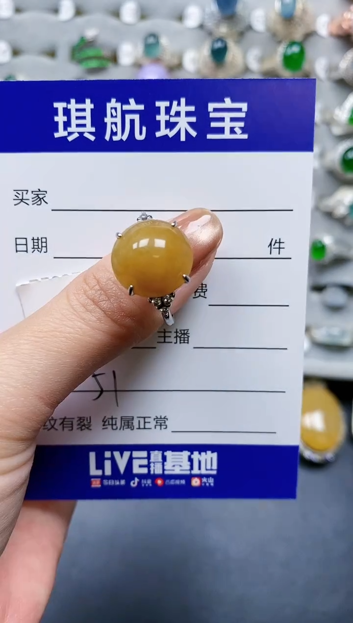 【闪购商品】翡翠戒指银S925镶嵌0051