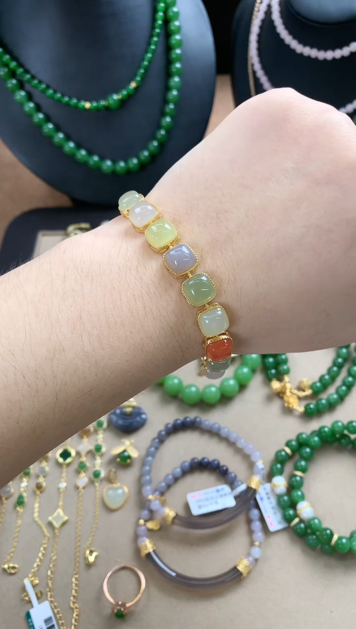 未镶嵌手串和田玉和田玉