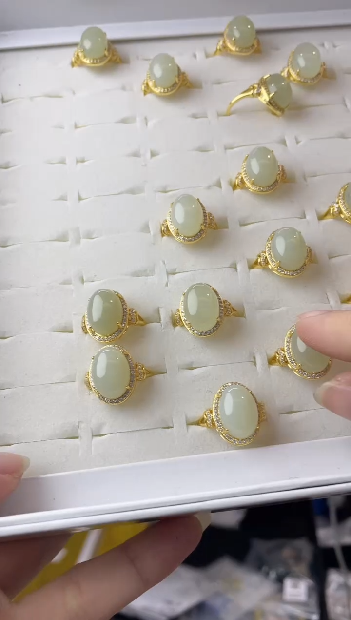 【闪购商品】和田玉·银S925镶嵌多样性一件发货