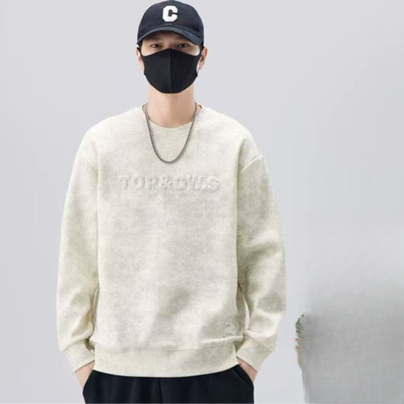 【不加绒】--欧潮阔版卫衣男女同款--89022A