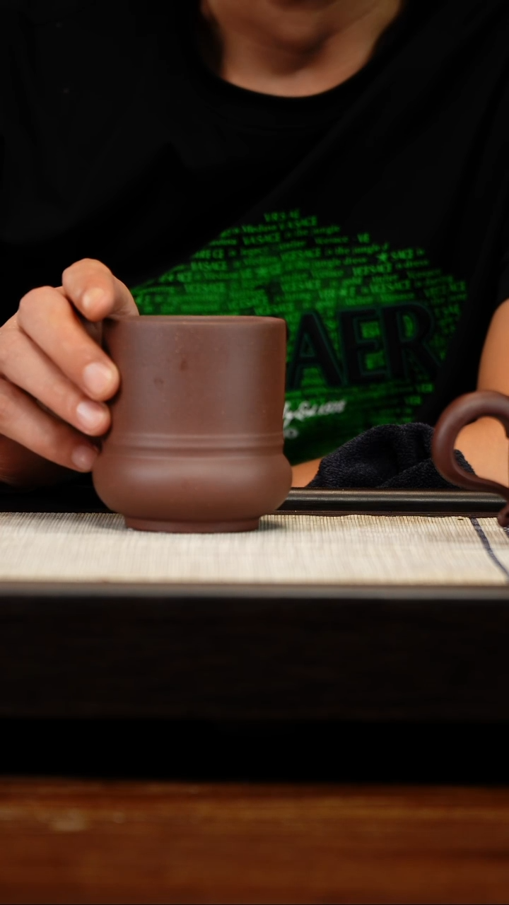 茶壶紫砂四底杯子